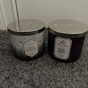 3 wick bath and body works candles